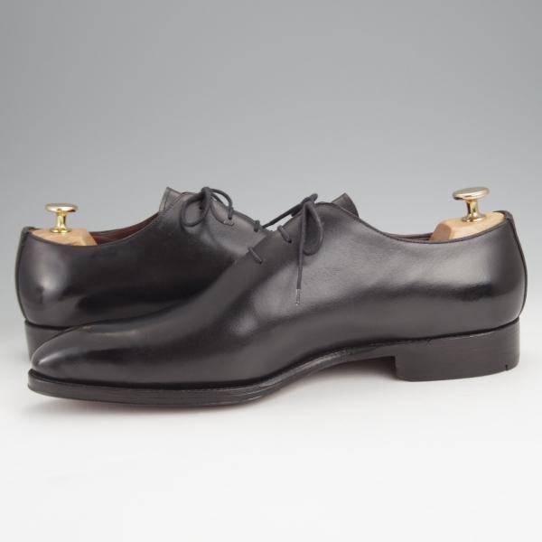 極美品★(スペイン製)MEERMIN/メルミン SIZE 8【グッドイヤーウェルテッド製法★ホールカット/黒】カーフ/メンズ★j504