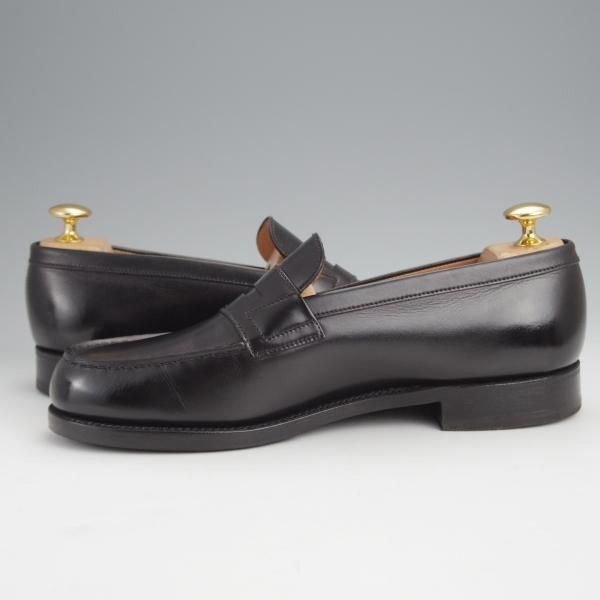 美品★J.M.ウエストン 5C【現行定価￥137,500-★180/コインローファー】41ラスト/ボックスカーフ/黒/メンズ/Weston/ウェストン★j505