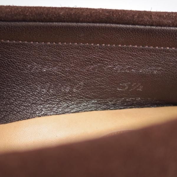 極上★(英)チーニー 5.5F【定価￥78,100-★コインローファー/HUGO】5203ラスト/スエード/濃茶/メンズ/CHEANEY★j506