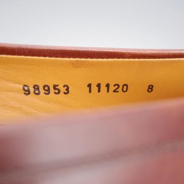 未使用★ジャランスリワヤ SIZE 8【定価￥35,200-★コインローファー/98953】カーフ/茶/メンズ/JALAN SRIWIJAWA★j507