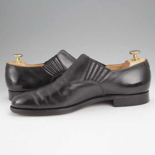 ★クロケット&ジョーンズ 7.5E【★ロイドフットウェア別注/Jシリーズ】317ラスト/サイドエラスティック/カーフ/黒/Crockett&Jones★j509