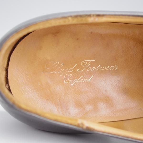 ★クロケット&ジョーンズ 7.5E【★ロイドフットウェア別注/Jシリーズ】317ラスト/サイドエラスティック/カーフ/黒/Crockett&Jones★j509