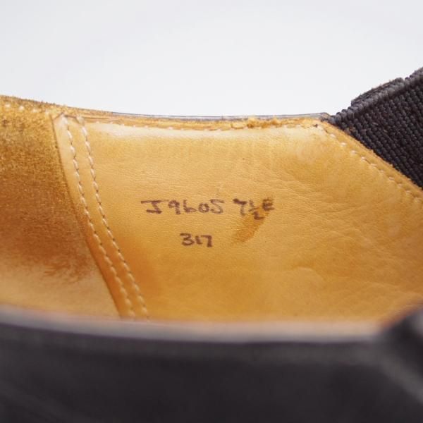 ★クロケット&ジョーンズ 7.5E【★ロイドフットウェア別注/Jシリーズ】317ラスト/サイドエラスティック/カーフ/黒/Crockett&Jones★j509