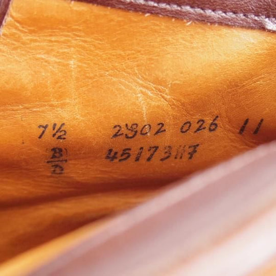 ★オールデン 7.5D【貴重★(ハワイ)Leather Soul別注/45173HF】バリーラスト/レースアップブーツ/レディカーフ/茶/ALDEN★j510