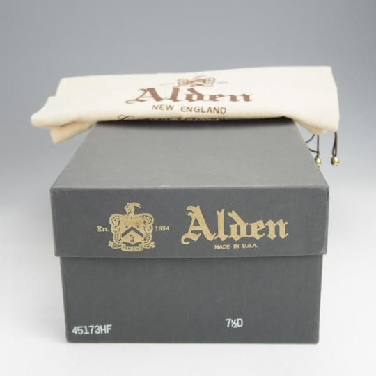 ★オールデン 7.5D【貴重★(ハワイ)Leather Soul別注/45173HF】バリーラスト/レースアップブーツ/レディカーフ/茶/ALDEN★j510