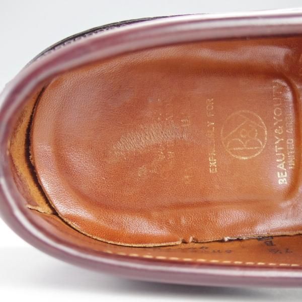 ★オールデン 7.5D【現行定価17万円程度★コードバン/ユナイテッドアローズB&Y別注】99170/ヴァンラスト/タッセルローファー/ALDEN★j511