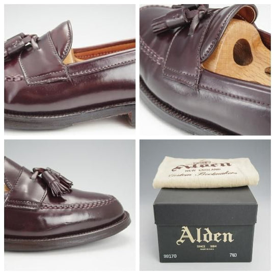 ★オールデン 7.5D【現行定価17万円程度★コードバン/ユナイテッドアローズB&Y別注】99170/ヴァンラスト/タッセルローファー/ALDEN★j511