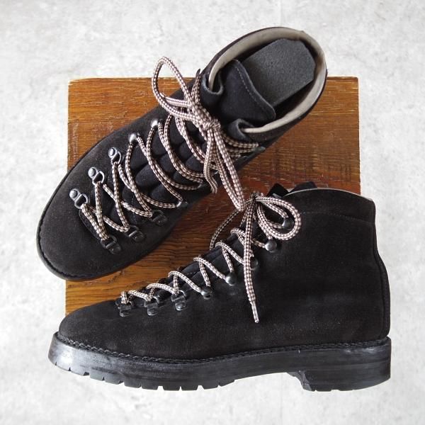 ★(伊)F.LLIジャコメッティ SIZE 41【定価14万円程度★マルモラーダ/FG105】マウンテンブーツ/スエード/黒/メンズ/Giacometti★j512