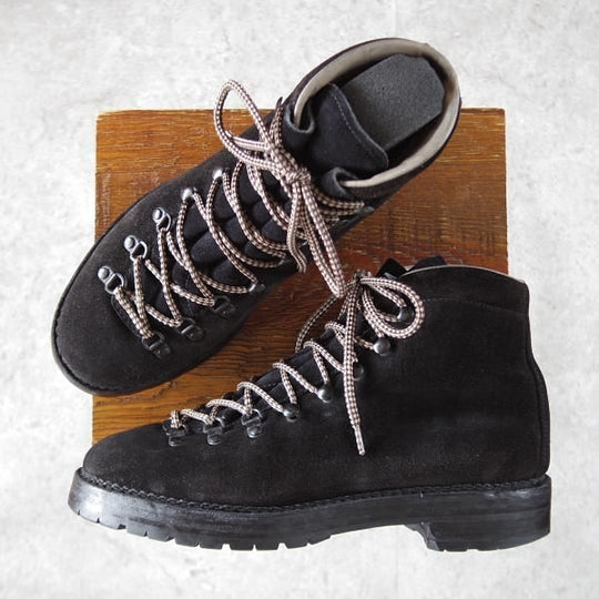 ★(伊)F.LLIジャコメッティ SIZE 41【定価14万円程度★マルモラーダ/FG105】マウンテンブーツ/スエード/黒/メンズ/Giacometti★j512