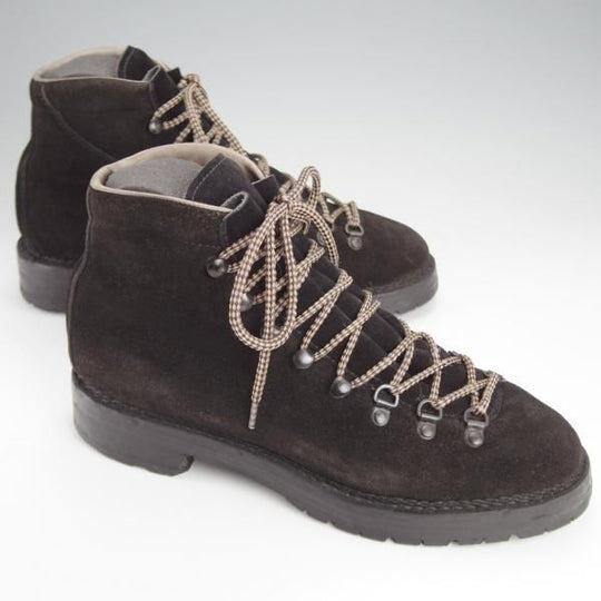 ★(伊)F.LLIジャコメッティ SIZE 41【定価14万円程度★マルモラーダ/FG105】マウンテンブーツ/スエード/黒/メンズ/Giacometti★j512