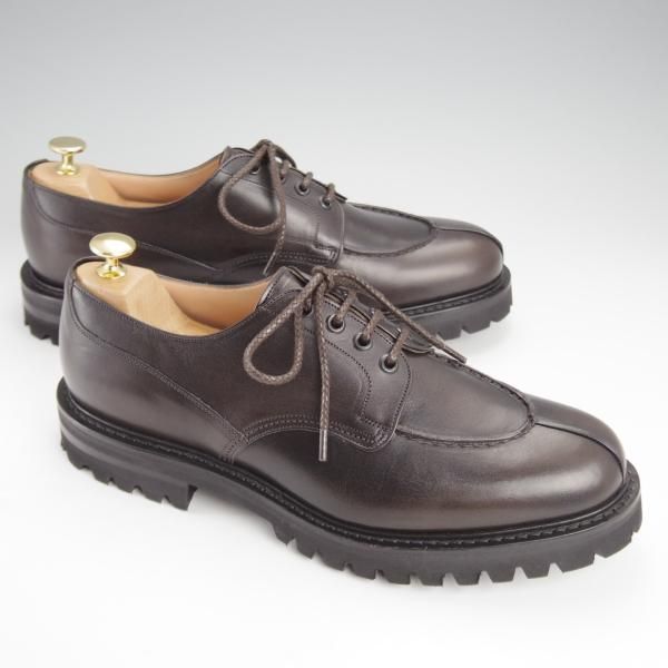 未使用★チャーチ 90F/UK9【貴重★シャノンと同じ103ラスト/EDGERTON】Uチップ/MONTERIA CALF/モンテリアカーフ/濃茶/Church's★j513