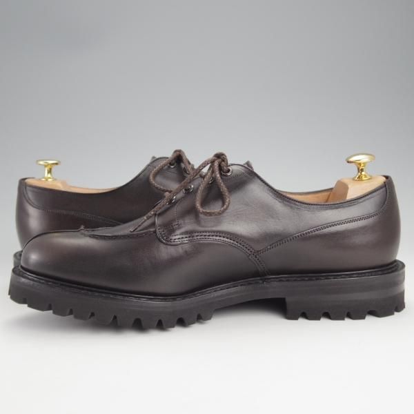 未使用★チャーチ 90F/UK9【貴重★シャノンと同じ103ラスト/EDGERTON】Uチップ/MONTERIA CALF/モンテリアカーフ/濃茶/Church's★j513