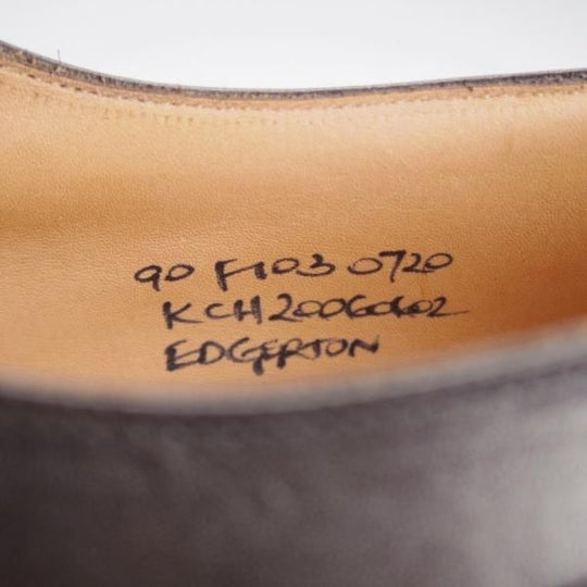 未使用★チャーチ 90F/UK9【貴重★シャノンと同じ103ラスト/EDGERTON】Uチップ/MONTERIA CALF/モンテリアカーフ/濃茶/Church's★j513