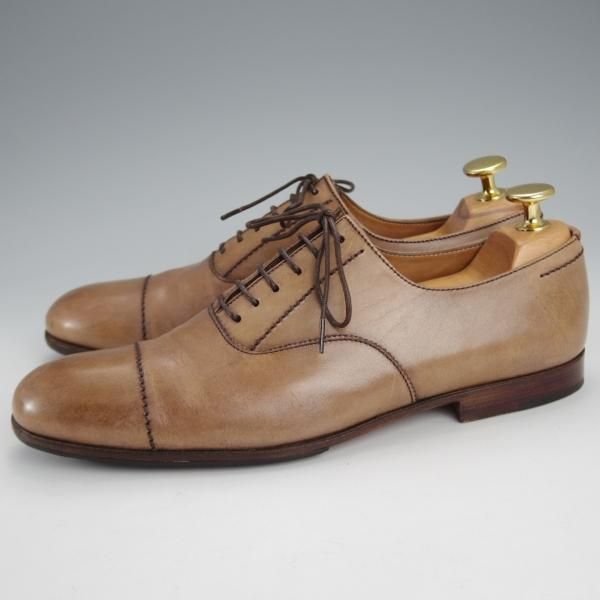 極上★(伊製)マーガレットハウエル(レディース) SIZE 37【モデル定価￥85,800-★プレミアムライン/茶】カーフ/MARGARET HOWELL★j514