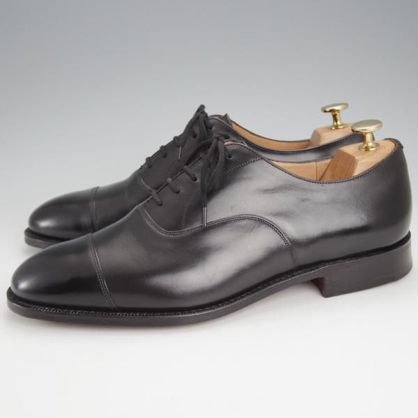 極美品★チャーチ 80F/UK8【貴重★73ラスト/コンサル同仕様/BALMORAL】ストレートチップ/カーフ/黒/メンズ/Church's★j515