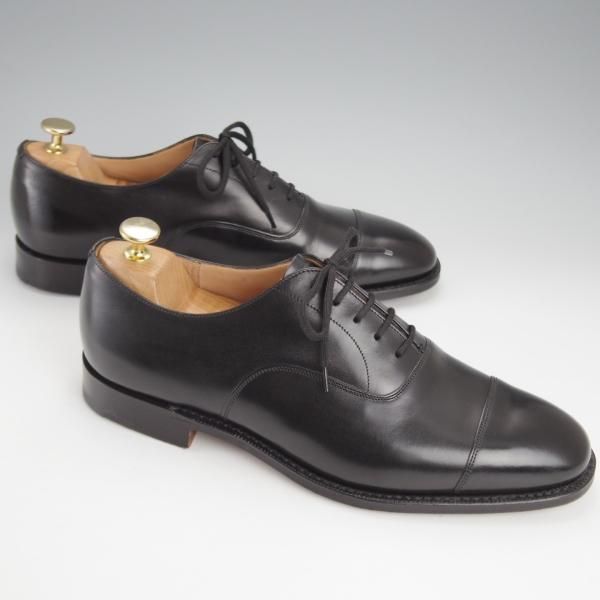 極美品★チャーチ 80F/UK8【貴重★73ラスト/コンサル同仕様/BALMORAL】ストレートチップ/カーフ/黒/メンズ/Church's★j515