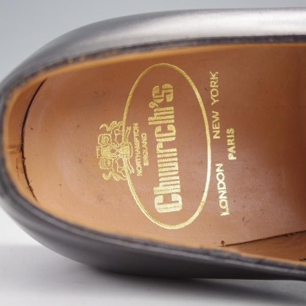 極美品★チャーチ 80F/UK8【貴重★73ラスト/コンサル同仕様/BALMORAL】ストレートチップ/カーフ/黒/メンズ/Church's★j515