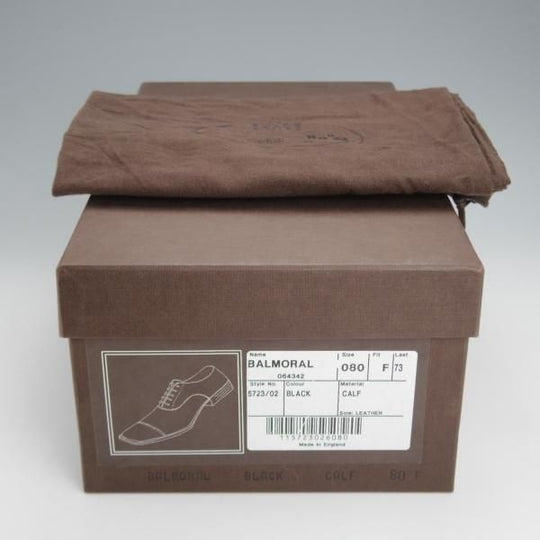 極美品★チャーチ 80F/UK8【貴重★73ラスト/コンサル同仕様/BALMORAL】ストレートチップ/カーフ/黒/メンズ/Church's★j515