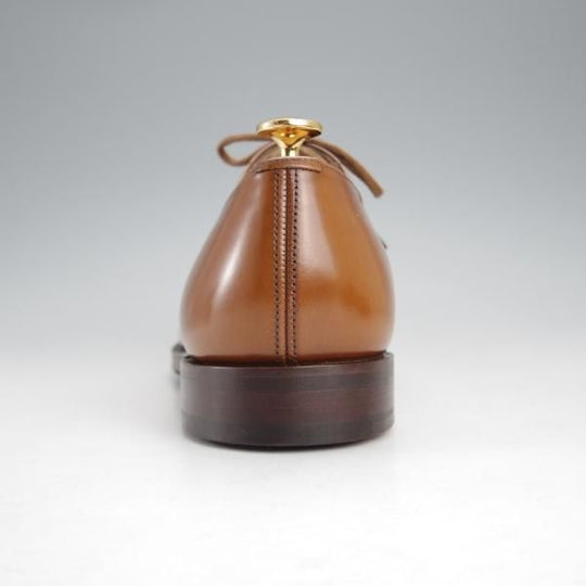 未使用★チャーチ 75F/UK7.5【★Barcroft/バークロフト】84ラスト/パンチドキャップトゥ/サンダルウッド/茶/メンズ/Church's★j516