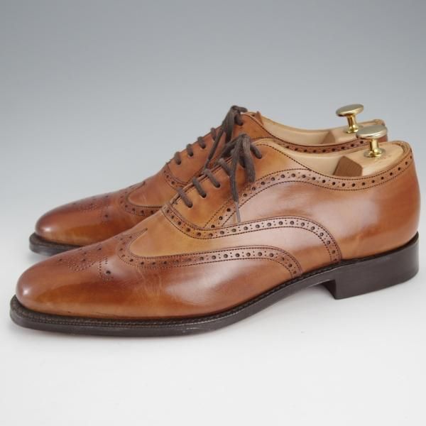 未使用★チャーチ 65F/UK6.5【★フルブローグ/HAILWOOD】119ラスト/カーフ/チェスナット/茶/メンズ/Church's★j517