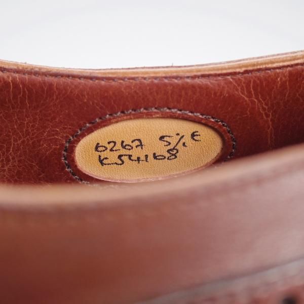 極上★クロケット&ジョーンズ 5.5E【定価12万円程度★(英)ジョージクレバリー別注/ハンドグレード】EDWARD/セミブローグ/濃茶★j518