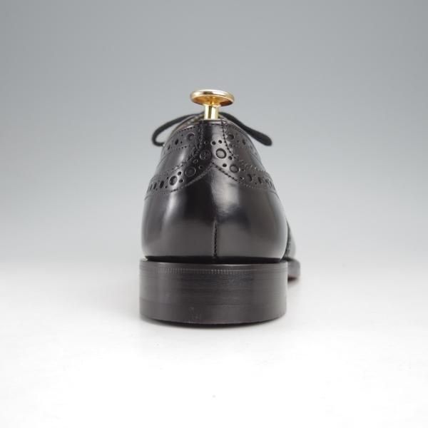 未使用★チャーチ 80F/UK8【定価￥176,000-★BURWOOD/バーウッド】フルブローグ/81ラスト/黒/メンズ/Church's★j519