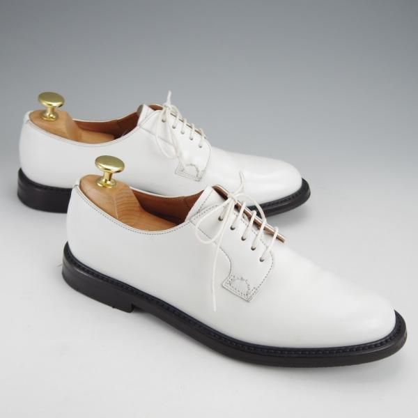 極美品★チャーチ(レディース) SIZE 37.5【モデル定価￥160,600-★シャノン/SHANNON 2WR】プレーントゥ/白/Church's★j521