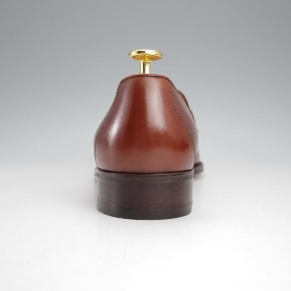 極美品★(伊)タニノクリスチー SIZE 6【高額★クロコダイル×カーフ/コンビ仕様】ビットローファー/茶/TANINO CRISCI★j522