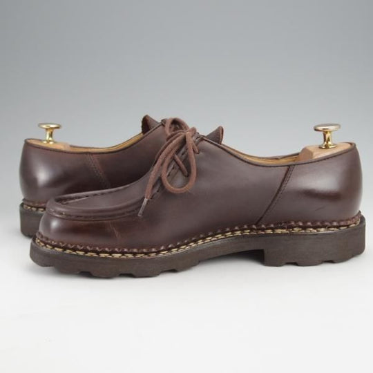 美品★パラブーツ SIZE 40【定価￥79,200-★リゾルト林氏愛用素材/オイルドヌバック】MICHAEL/ミカエル/GRINGO/濃茶/Paraboot★j523