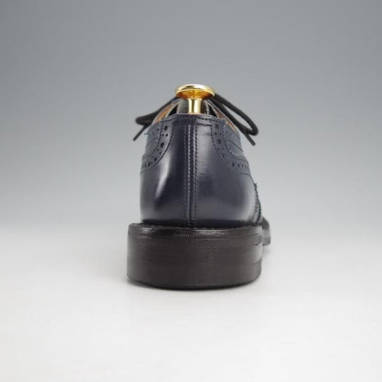 極美品★トリッカーズ(レディース) SIZE 5.5【同系モデル定価￥121,000-★ダイナイトソール/BOURTON】L5633/フルブローグ/紺/Tricker's★j524