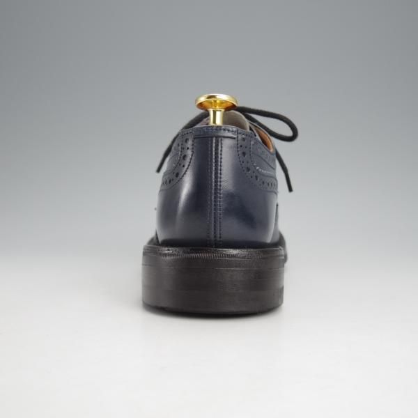 極美品★トリッカーズ(レディース) SIZE 5.5【同系モデル定価￥121,000-★ダイナイトソール/BOURTON】L5633/フルブローグ/紺/Tricker's★j524