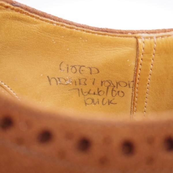 ★チャーチ 90E/UK9【旧チャーチ★アンテロープ革/REAL CAPE BUCK/73ラスト】3都市ロゴ/フルブローグ/スエード/濃茶/Church's★j525