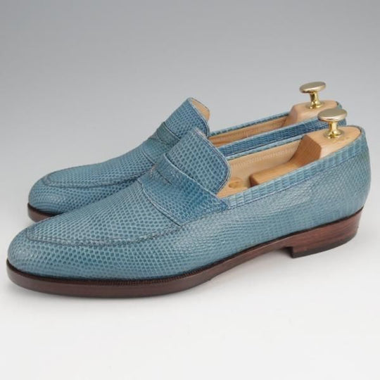 極上★(伊)リカルド・ベステッティ SIZE 39.5【高額★リザード革/ビームス別注】コインローファー/BEAMS/RICCARDO BESTETTI★j528