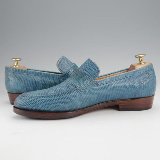 極上★(伊)リカルド・ベステッティ SIZE 39.5【高額★リザード革/ビームス別注】コインローファー/BEAMS/RICCARDO BESTETTI★j528