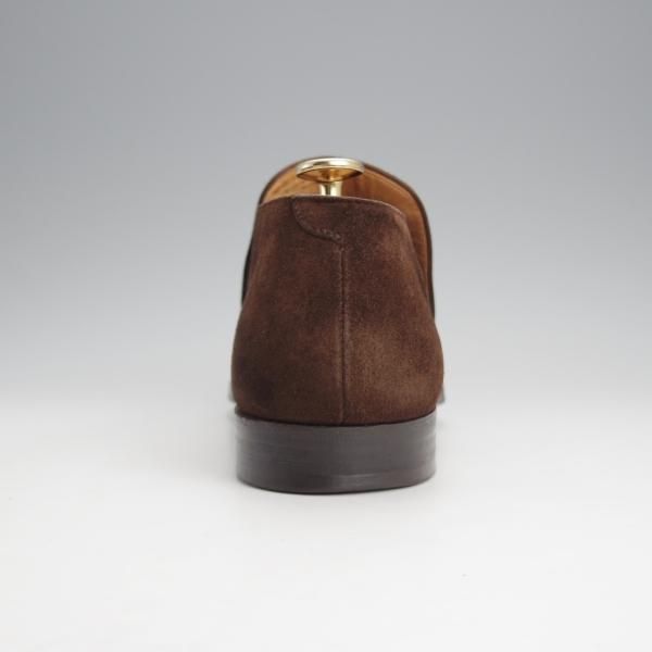 極上★クロケット&ジョーンズ 7D【ハンドグレードライン★KEMPTON/センターエラスティック】スエード/濃茶/メンズ/Crockett&Jones★j529