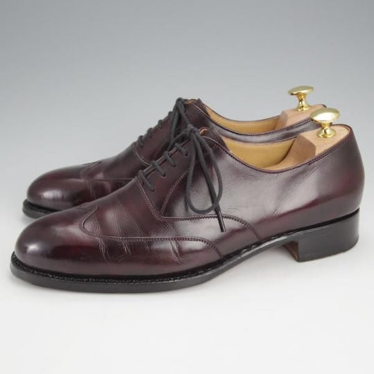 極上★(東欧)VASS/ヴァーシュ SIZE 39.5【貴重★ミュージアムカーフ仕様/ブラインドブローグ】Fラスト/赤茶/メンズ★j530