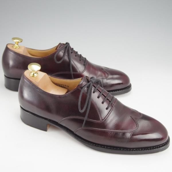 極上★(東欧)VASS/ヴァーシュ SIZE 39.5【貴重★ミュージアムカーフ仕様/ブラインドブローグ】Fラスト/赤茶/メンズ★j530