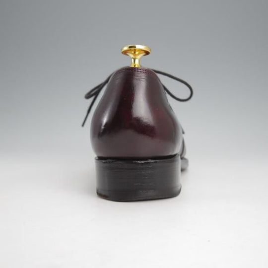 極上★(東欧)VASS/ヴァーシュ SIZE 39.5【貴重★ミュージアムカーフ仕様/ブラインドブローグ】Fラスト/赤茶/メンズ★j530