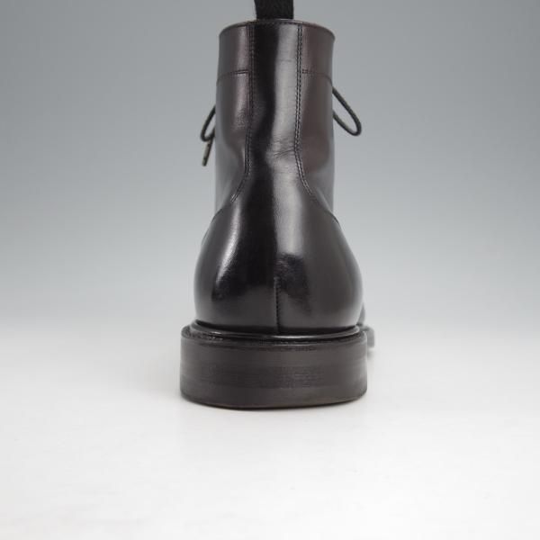 極上★三陽山長 SIZE 6.5(Dウィズ)【パターンオーダー品★特別仕様の長一郎/R2010ラスト】ボックスカーフ/ブーツ/黒×濃茶/メンズ★j534