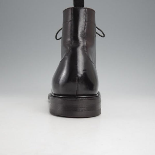 極上★三陽山長 SIZE 6.5(Dウィズ)【パターンオーダー品★特別仕様の長一郎/R2010ラスト】ボックスカーフ/ブーツ/黒×濃茶/メンズ★j534