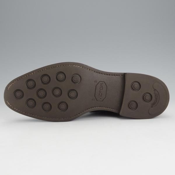極上★三陽山長 SIZE 6.5(Dウィズ)【パターンオーダー品★特別仕様の長一郎/R2010ラスト】ボックスカーフ/ブーツ/黒×濃茶/メンズ★j534