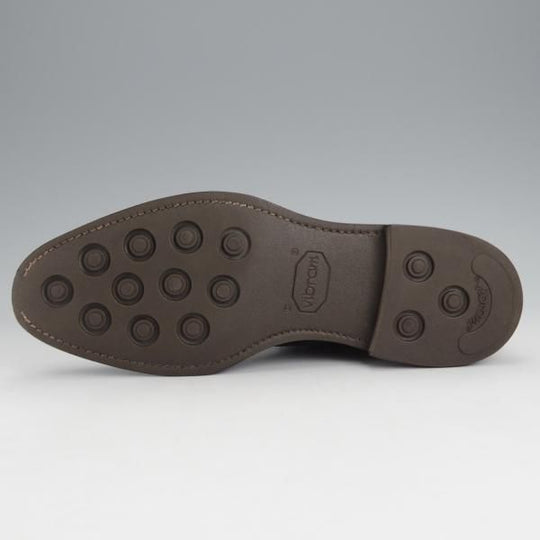 極上★三陽山長 SIZE 6.5(Dウィズ)【パターンオーダー品★特別仕様の長一郎/R2010ラスト】ボックスカーフ/ブーツ/黒×濃茶/メンズ★j534