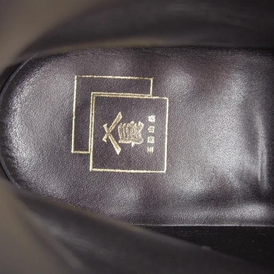 極上★三陽山長 SIZE 6.5(Dウィズ)【パターンオーダー品★特別仕様の長一郎/R2010ラスト】ボックスカーフ/ブーツ/黒×濃茶/メンズ★j534