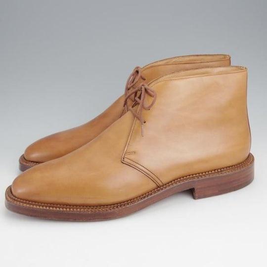 未使用★クロケット&ジョーンズ 8.5E【貴重★(英)ポールスミス別注/HOLBORN】238ラスト/チャッカブーツ/薄茶/Crockett&Jones★j536