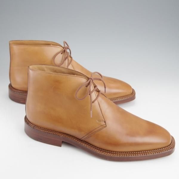 未使用★クロケット&ジョーンズ 8.5E【貴重★(英)ポールスミス別注/HOLBORN】238ラスト/チャッカブーツ/薄茶/Crockett&Jones★j536