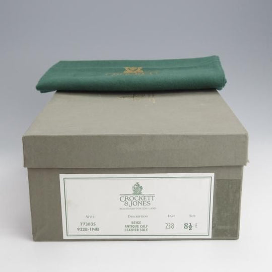 未使用★クロケット&ジョーンズ 8.5E【貴重★(英)ポールスミス別注/HOLBORN】238ラスト/チャッカブーツ/薄茶/Crockett&Jones★j536