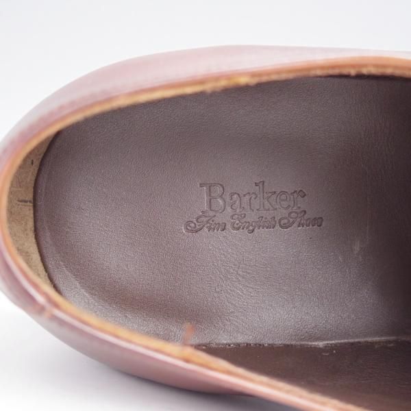 未使用★(英)BARKER/バーカー 7F【定価￥49,500-★ダイナイトソール仕様/4302FW11】パンチドキャップトゥ/カーフ/茶/メンズ★j539