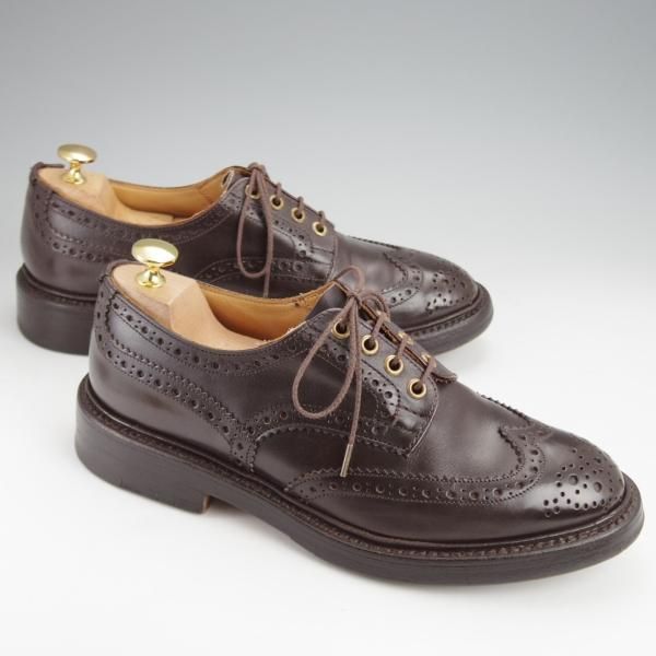 【ほぼ新品】Tricker's Bourton 7 ネイビー　シボ革 トリッカーズ SIZE 7【BOURTON/バートン】 | 高級中古革靴の買取
