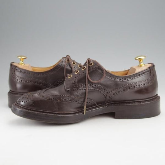 極上★トリッカーズ SIZE 7【定価￥121,000-★BOURTON/バートン】M5633/アーバンリサーチ(URD)別注/カーフ/濃茶/メンズ/Tricker's★j541