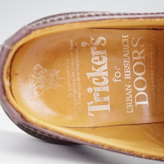 極上★トリッカーズ SIZE 7【定価￥121,000-★BOURTON/バートン】M5633/アーバンリサーチ(URD)別注/カーフ/濃茶/メンズ/Tricker's★j541